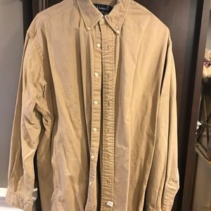 Light Brown Ralph Lauren Dress Shirt